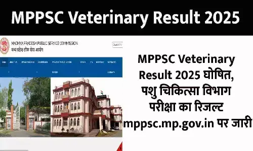 MPPSC Veterinary Result 2025
