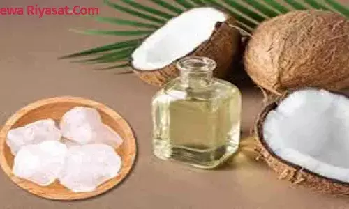 Fitkari and coconut oil