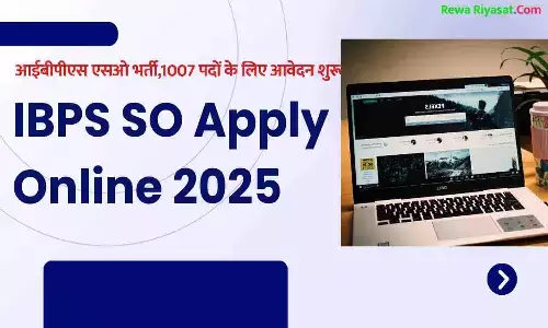 आईबीपीएस एसओ भर्ती