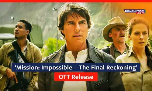 मिशन: इम्पॉसिबल - द फाइनल रेकनिंग का डिजिटल रिलीज पोस्टर, जिसमें टॉम क्रूज मुख्य भूमिका में हैं.