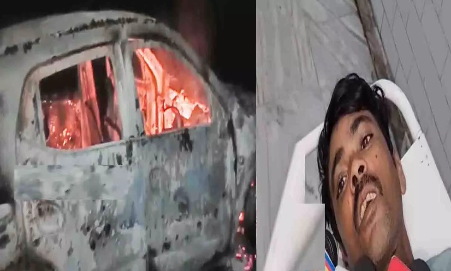 रीवा में पारिवारिक विवाद ने लिया खूनी रूप: साले ने जीजा को मारी गोली, गाड़ी फूंकी