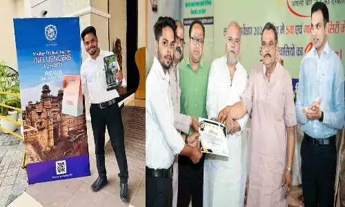 रीवा के अंकित मिश्रा ने किया कमाल: MP टूरिज्म सम्मान के बाद अब स्वच्छता जागरूकता में भी लहराया परचम