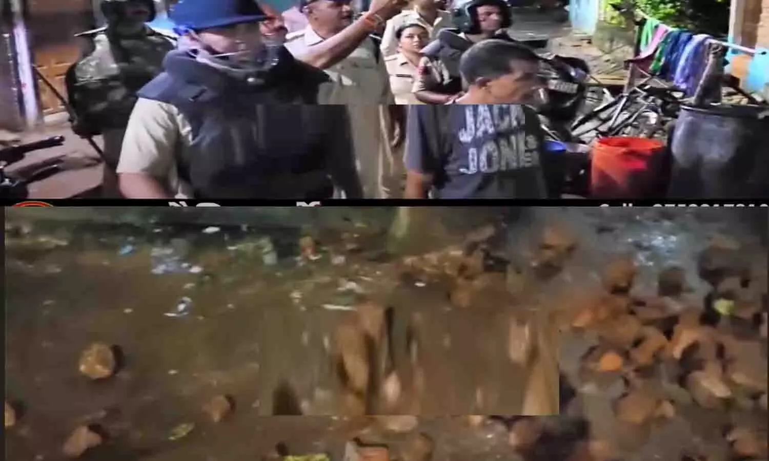 रीवा: बसोर बस्ती में हिंसक झड़प, पुलिसकर्मी जान बचाकर भागे