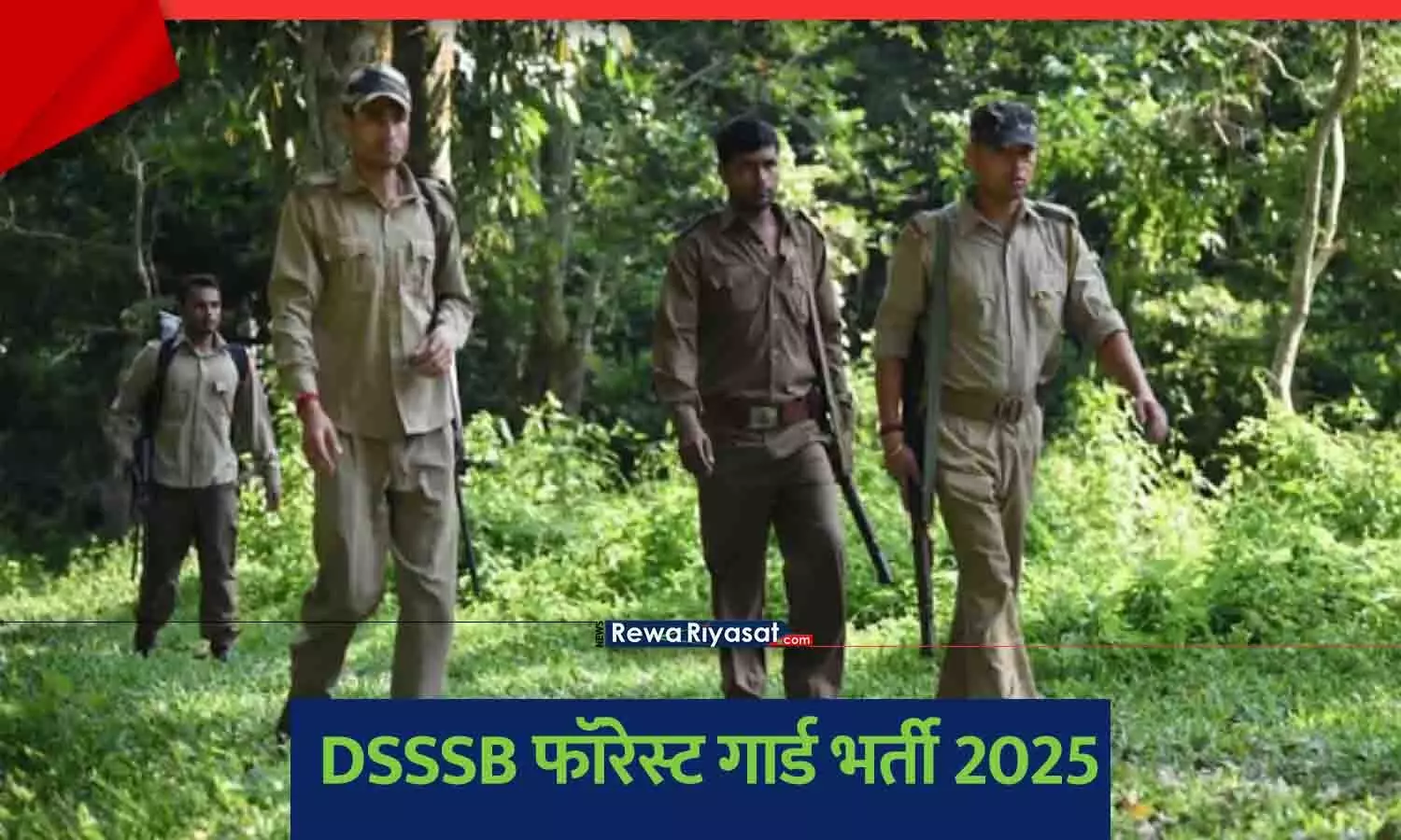 DSSSB Forest Guard Bharti 2025, Delhi forest guard vacancy 2025