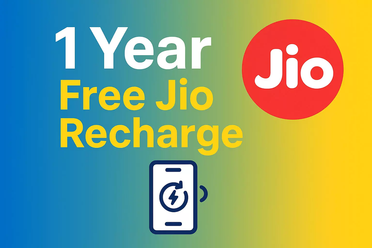 jio free recharge for 1 year