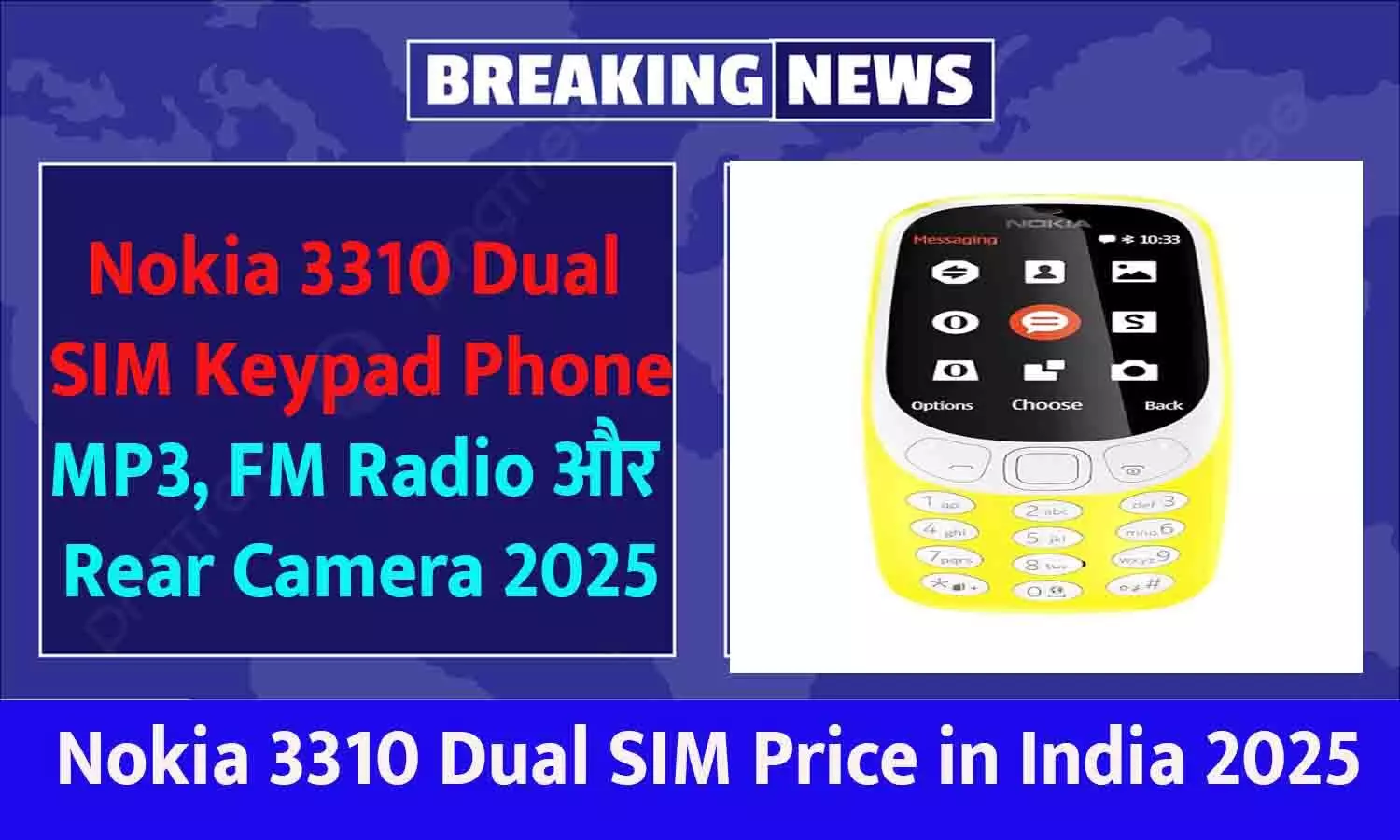 Nokia 3310 Dual SIM Keypad Phone
