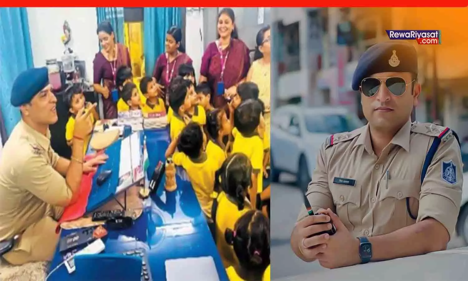 बाल मित्र बनें थाना प्रभारी शिवा अग्रवाल: रीवा के अमहिया थाना में बच्चों ने पुलिस के साथ की मौज-मस्ती, पूछा-अंकल! पुलिस मारती है क्या?