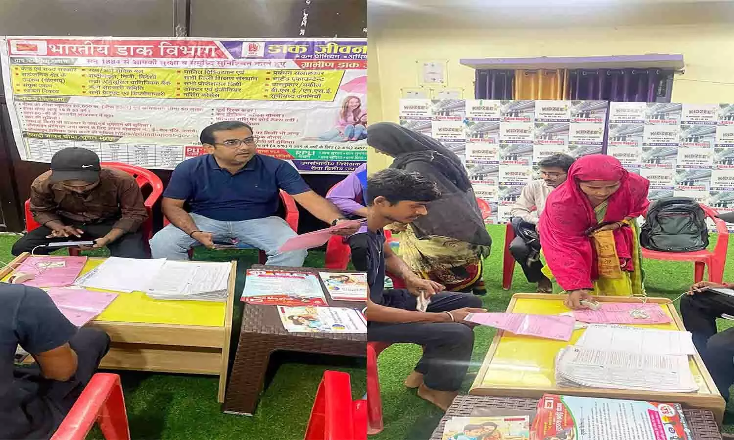 रीवा: किड्जी प्रीस्कूल में सुकन्या समृद्धि, आधार और पीएलआई कैंप का सफल आयोजन