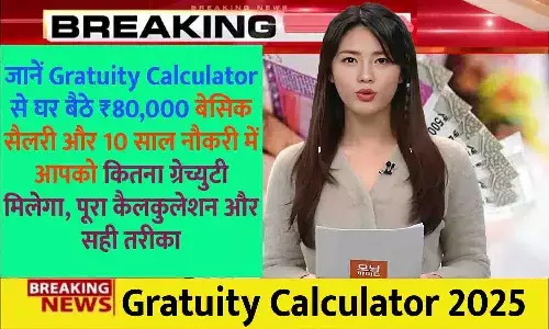 Gratuity Calculator 2025