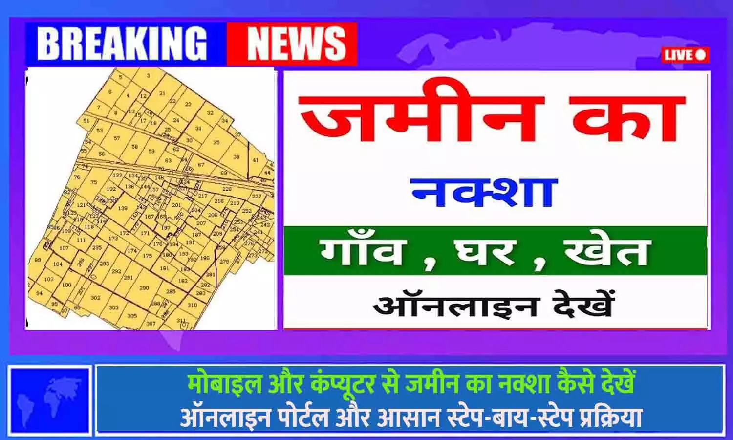 Jameen Ka Naksha Kaise Dekhen 2025