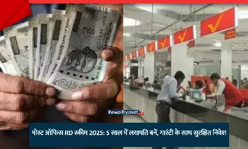 Post Office RD investment plan 2025 returns