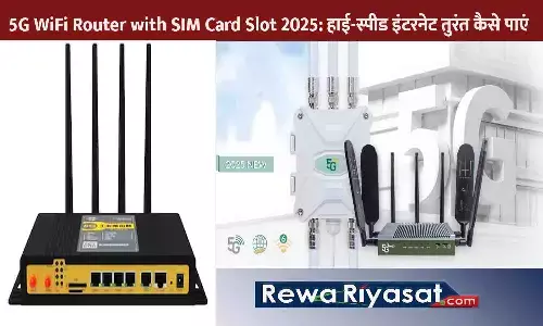 5G WiFi Router with SIM Card Slot 2025