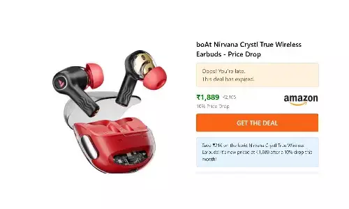 boAt Nirvana Crystl Earbuds 2025: boAt Nirvana Crystl TWS Earbuds में 15% की छूट, ₹1,799 में उपलब्ध