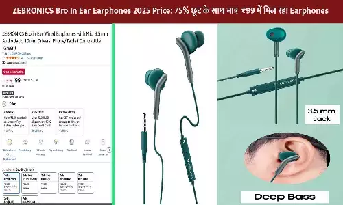 ZEBRONICS Bro In Ear Earphones 2025 Price