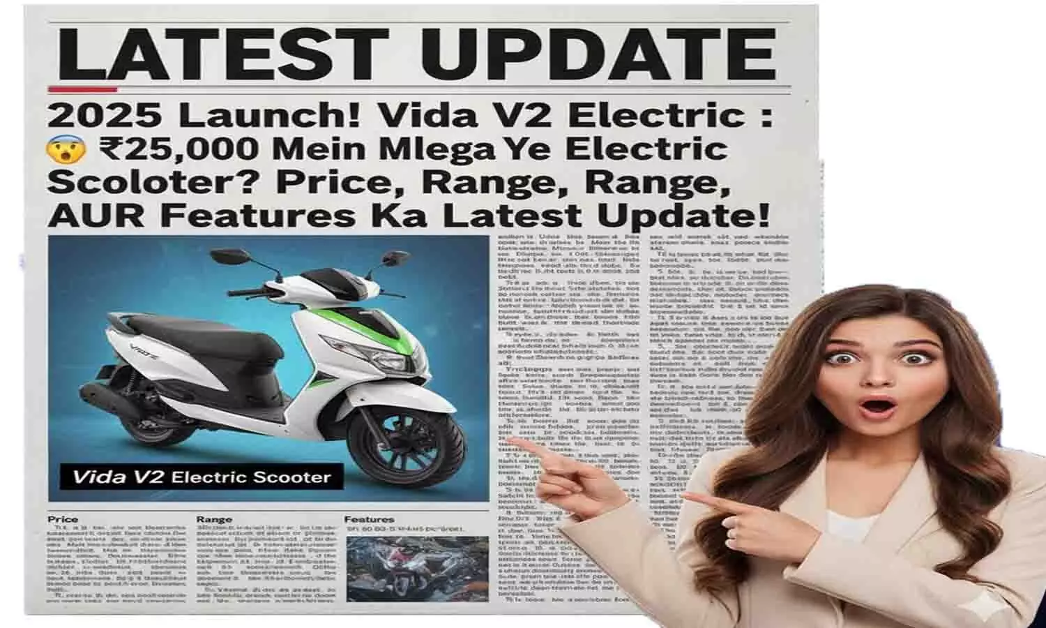 Vida VX2 Electric Scoote