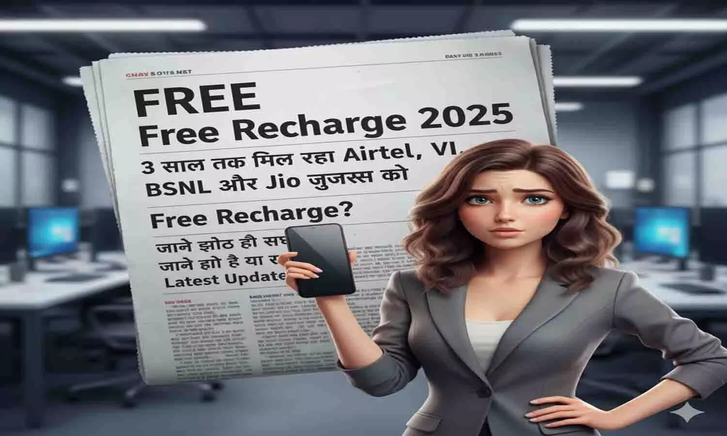 Nai Taiyari Free Recharge 2025: 3 साल तक मिल रहा Airtel,VI, BSNL और Jio यूजर्स को Free Recharge? जाने झूट है या सच....Latest Update