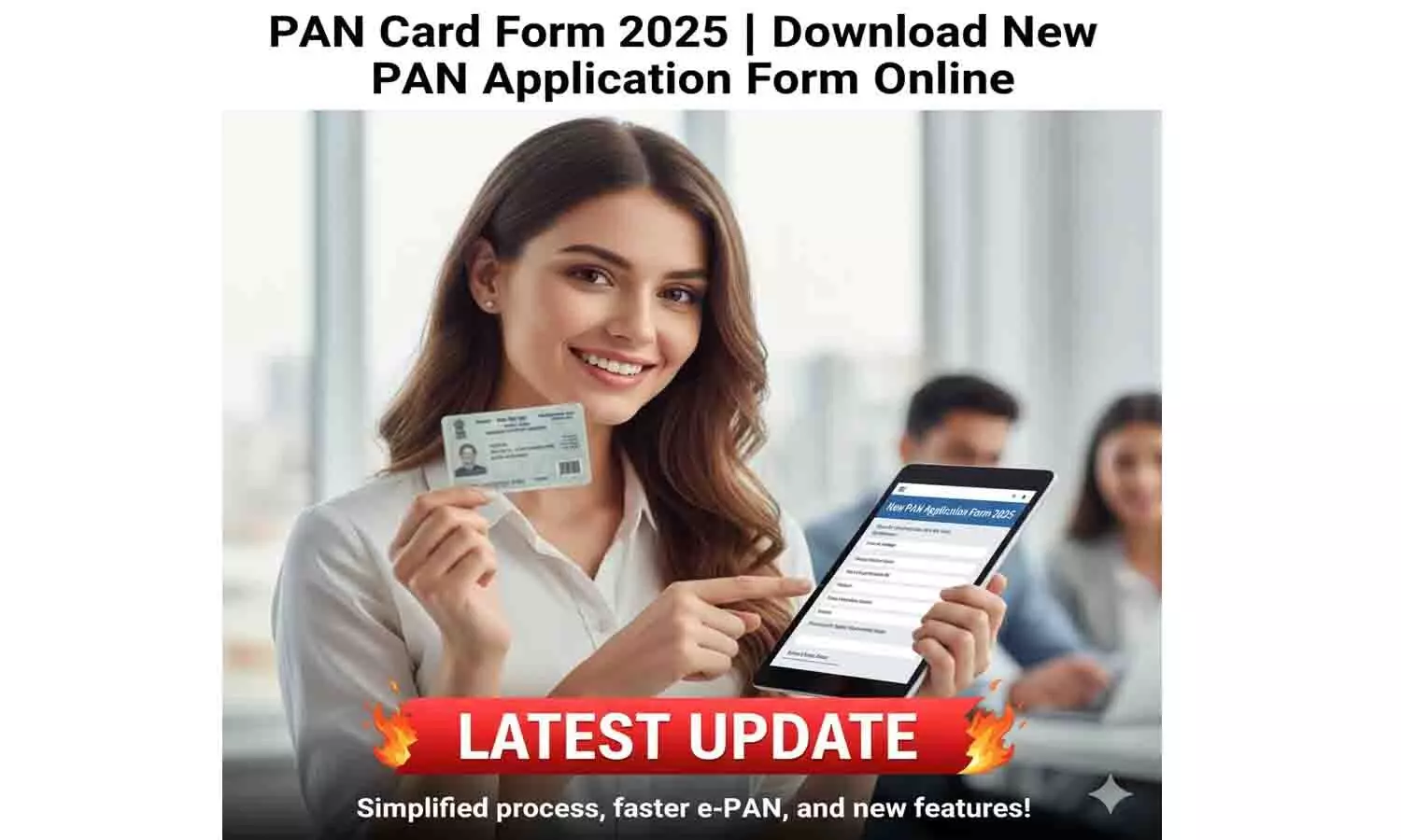 PAN Card Form 2025 PAN Card Form 2025