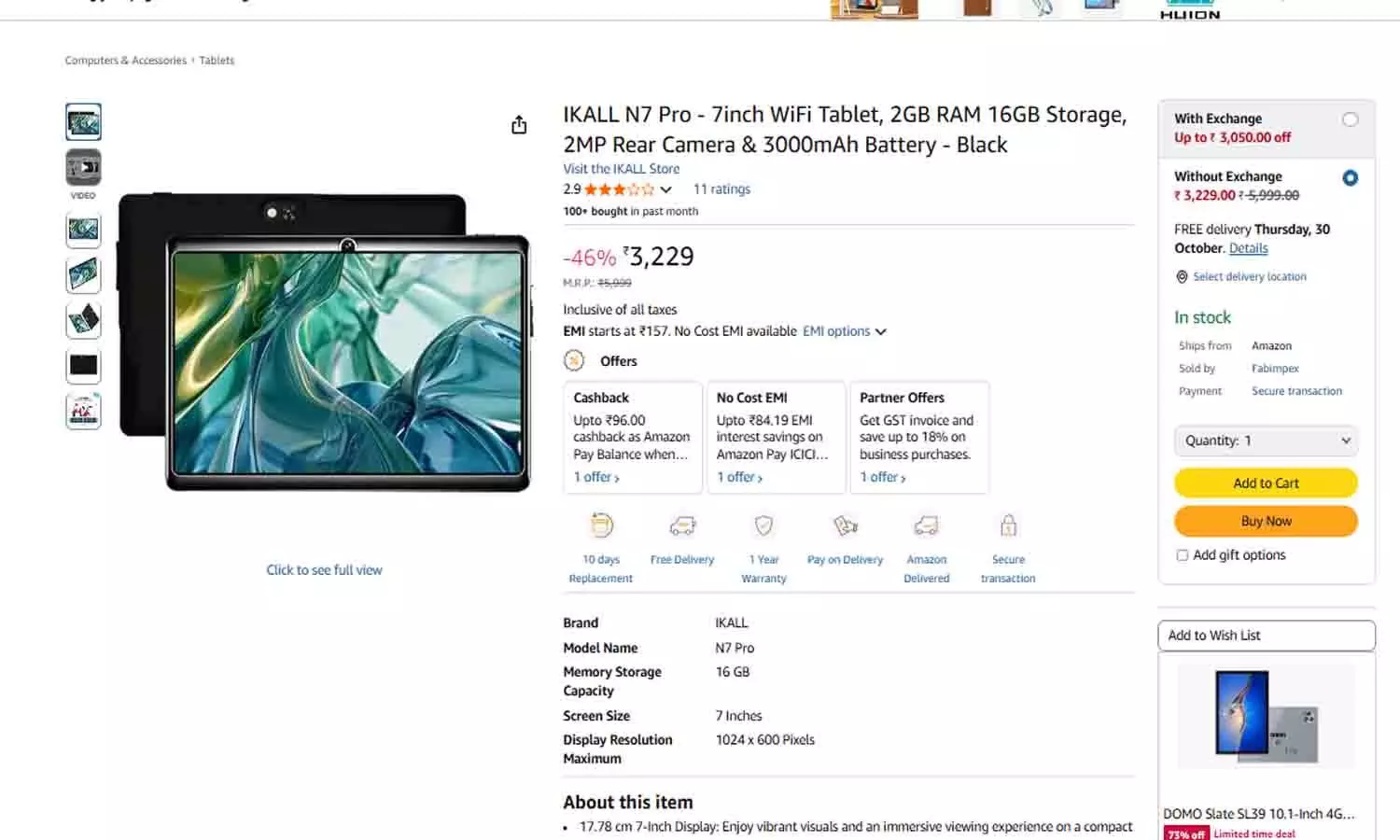 IKALL N7 Pro Tablet 2025