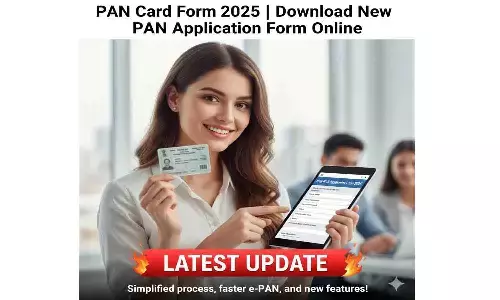 PAN Card Form 2025 PAN Card Form 2025