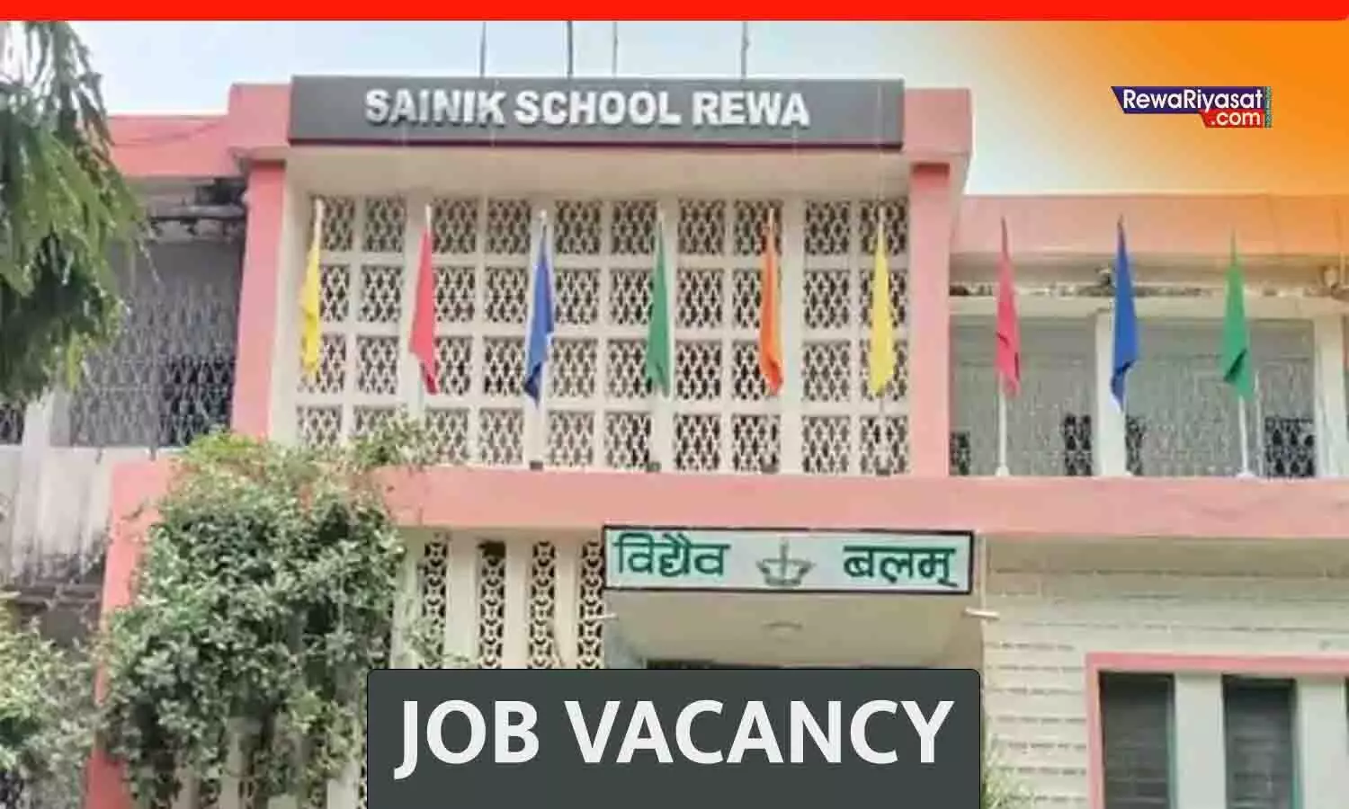 MP Sainik School Rewa Recruitment 2025: 5 पदों पर Walk-In इंटरव्यू के माध्यम से चयन, जानिए योग्यता और आवेदन की प्रक्रिया MP Sainik School Rewa Recruitment 2025: 5 पदों पर Walk-In इंटरव्यू के माध्यम से चयन, जानिए योग्यता और आवेदन की प्रक्रिया