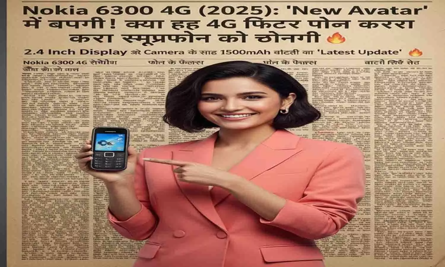 Nokia 6300 4G 2025: Latest Update ने 1500mAh Battery को बनाया King? क्यों खरीदेंगे सब ये 4G Feature Phone Nokia 6300 4G 2025: Latest Update ने 1500mAh Battery को बनाया King? क्यों खरीदेंगे सब ये 4G Feature Phone