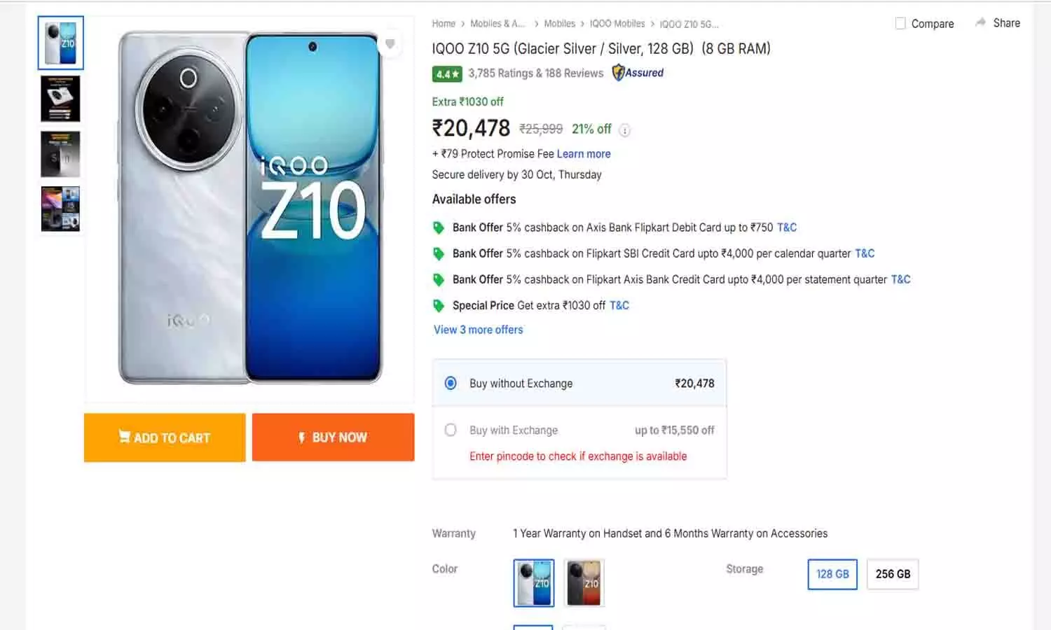 iQOO Z10 5G 2025 Price in India | iQOO Z10 5G Glacier Silver का वेरिएंट और फीचर्स iQOO Z10 5G 2025 Price in India | iQOO Z10 5G Glacier Silver का वेरिएंट और फीचर्स