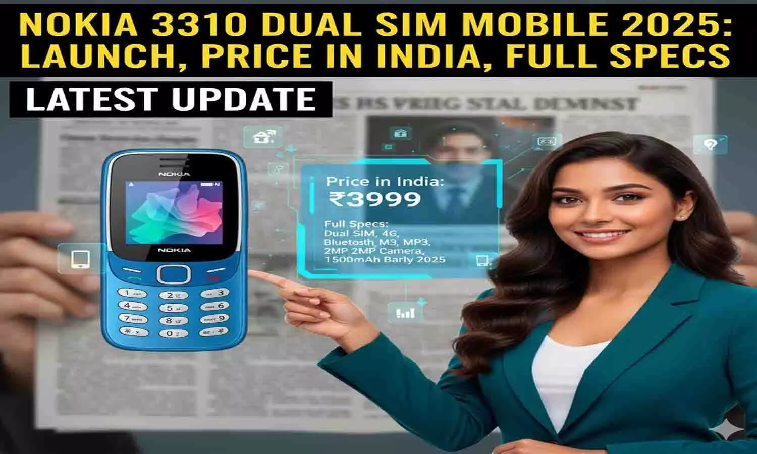 Nokia 3310 Dual SIM Mobile 2025 Nokia 3310 Dual SIM Mobile 2025