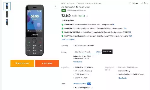 Jio Bharat J1 4G Phone 2025 Launch Price
