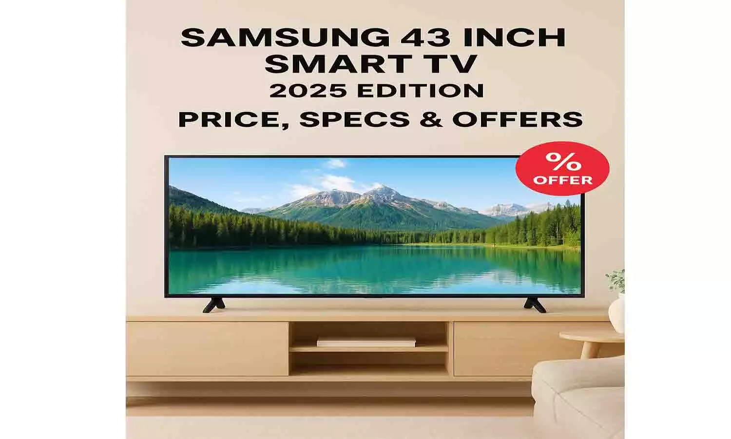 Samsung 43 Inch Smart TV 2025 Price in India Samsung 43 Inch Smart TV 2025 Price in India