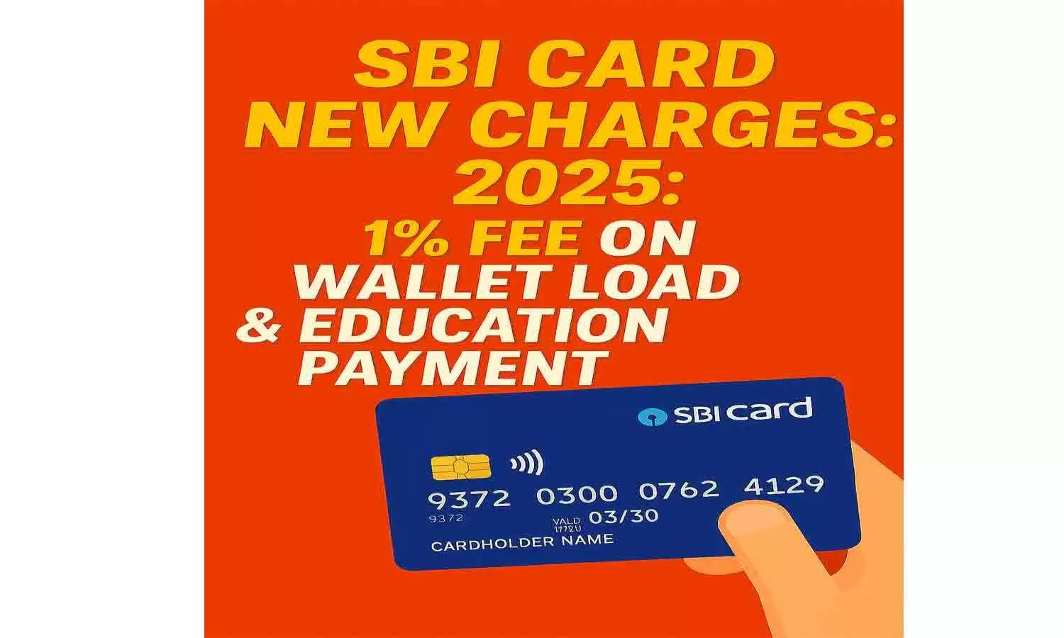 SBI Card New Rules 2025