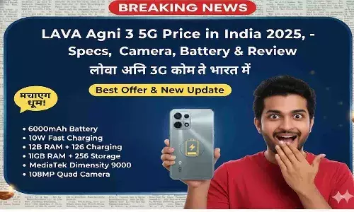 LAVA Agni 3 5G Price in India 2025