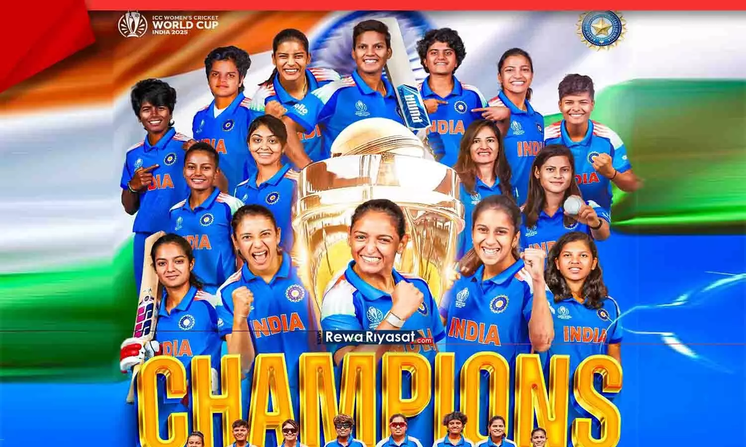 India Women Won World Cup 2025 – 47 साल बाद इतिहास रचा! भारत ने साउथ अफ्रीका को हराकर पहली बार वर्ल्ड कप जीता India Women Won World Cup 2025 – 47 साल बाद इतिहास रचा! भारत ने साउथ अफ्रीका को हराकर पहली बार वर्ल्ड कप जीता