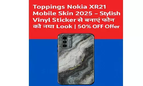 Toppings Nokia XR21 Mobile Skin 2025 – Stylish Vinyl Sticker से बनाएं फोन को नया Look | 50% OFF Offer Toppings Nokia XR21 Mobile Skin 2025 – Stylish Vinyl Sticker से बनाएं फोन को नया Look | 50% OFF Offer