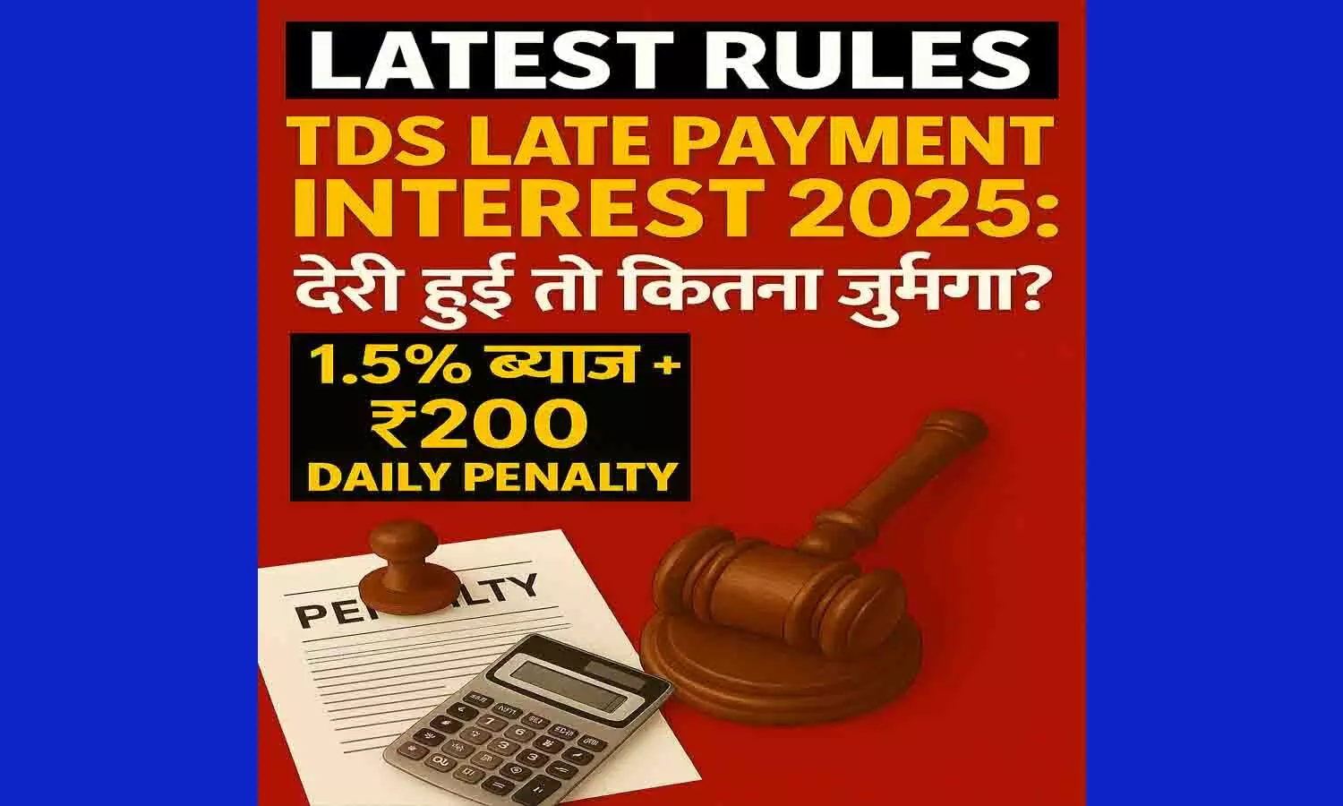 TDS Late Payment Interest 2025