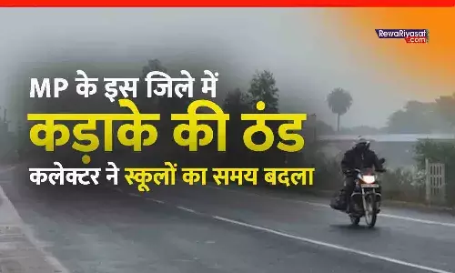 MP के इस जिले में कड़ाके की ठंड: कलेक्टर ने बदला स्कूलों का टाइम, नर्सरी से 12वीं तक नई समय-सारणी लागू
