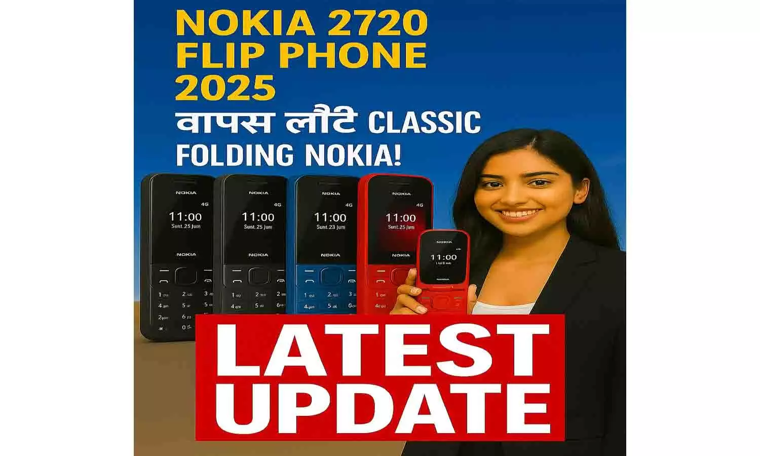 Nokia 2720 Flip Phone 2025