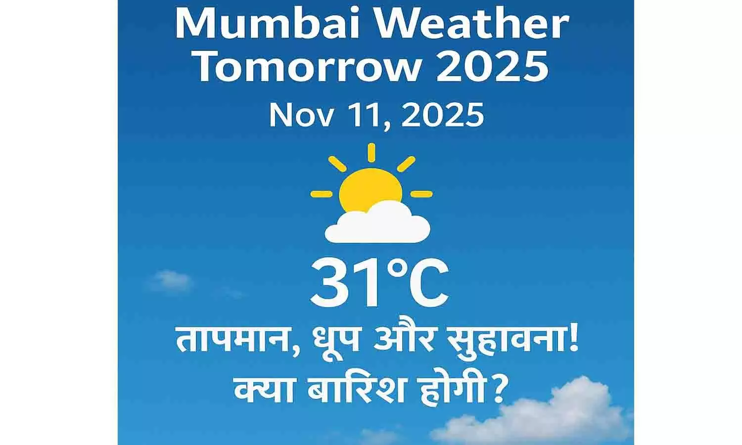 Mumbai Weather Tomorrow 2025