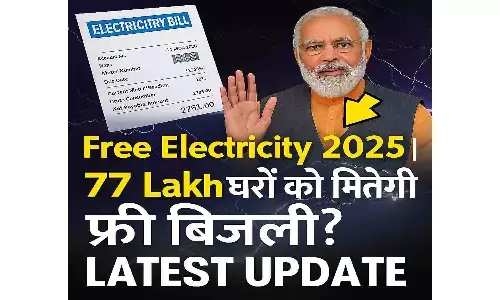 Free Electricity 2025 | 77 Lakh घरों को मिलेगी फ्री बिजली? Latest Update