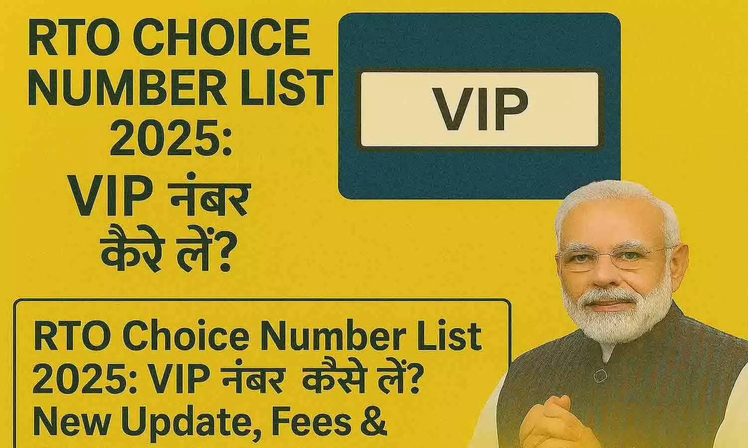 RTO Choice Number List 2025