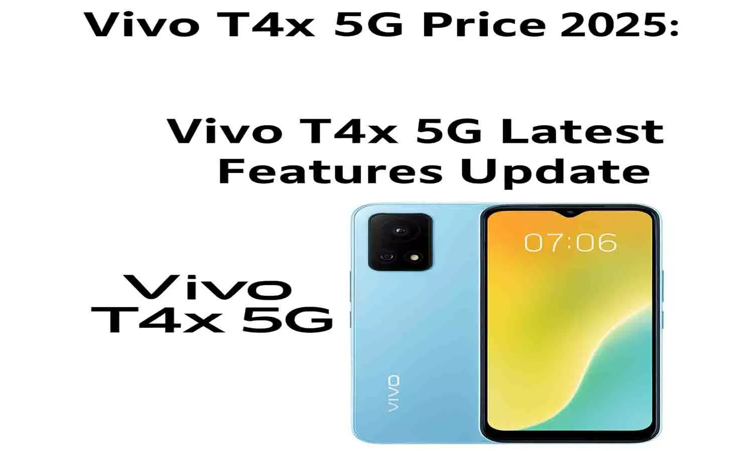 Vivo T4x 5G Price 2025