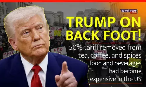 बैकफुट पर ट्रम्प: भारत की चाय-कॉफी-मसालों से 50 फीसद टैरिफ हटाया, अमेरिका में महंगी हो गई थी खाने-पीने की चीजें; ट्रेड डील भी आखिरी चरण में बैकफुट पर ट्रम्प: भारत की चाय-कॉफी-मसालों से 50 फीसद टैरिफ हटाया, अमेरिका में महंगी हो गई थी खाने-पीने की चीजें; ट्रेड डील भी आखिरी चरण में