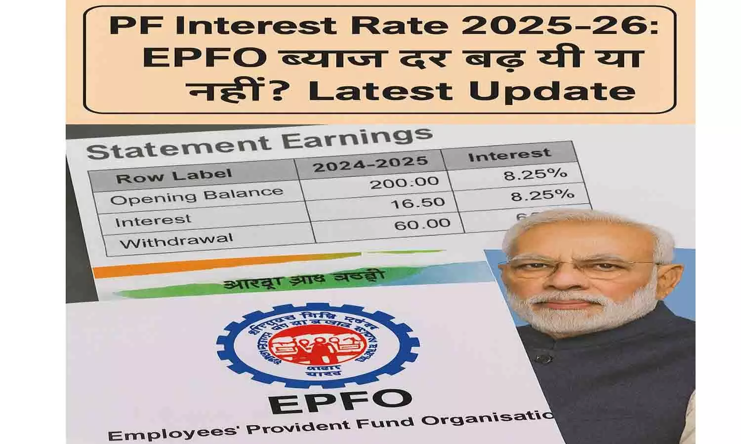 PF Interest Rate 2025-26 PF Interest Rate 2025-26