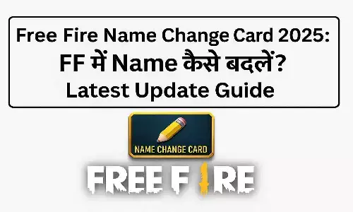 Free Fire Name Change Card 2025