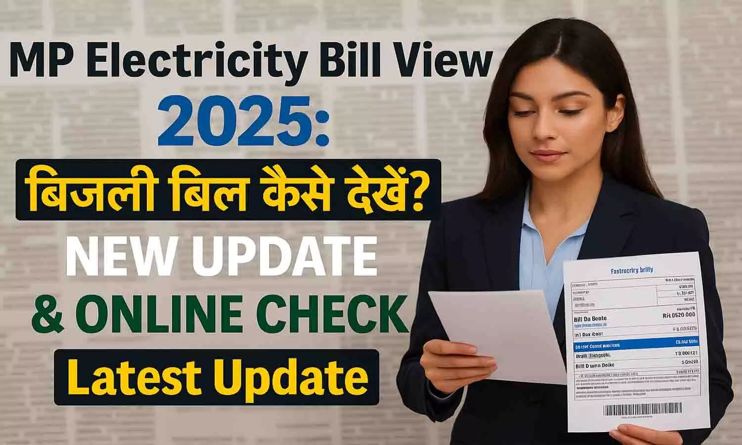 MP Electricity Bill View 2025