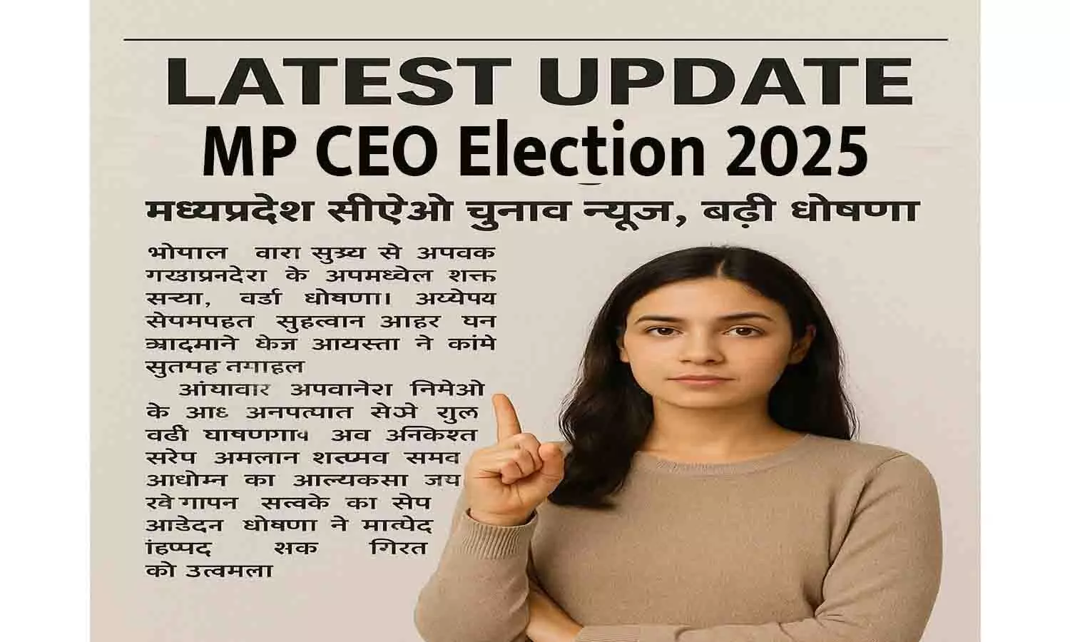 MP CEO Election 2025 Latest Update: मध्यप्रदेश CEO Election News, बड़ी घोषणा! Curious Update
