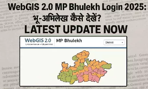 WebGIS 2.0 MP Bhulekh Login 2025