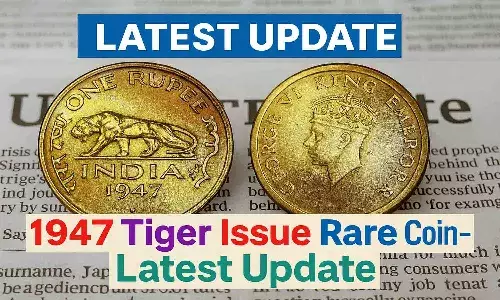 Re 1 1947 Tiger Issue Gold Plated Coin Price 2025