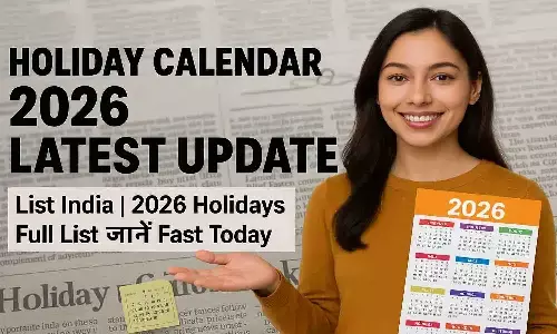 Holiday Calendar 2026 List India Holiday Calendar 2026 List India