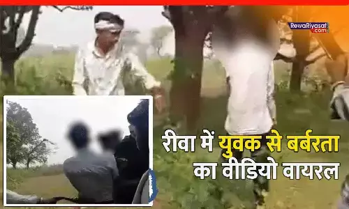 रीवा में युवक से बर्बरता का वीडियो वायरल: 5 लोगों ने बंधक बनाकर बेरहमी से पीटा, आरोपियों और पीड़ित की तलाश में जुटी पुलिस रीवा में युवक से बर्बरता का वीडियो वायरल: 5 लोगों ने बंधक बनाकर बेरहमी से पीटा, आरोपियों और पीड़ित की तलाश में जुटी पुलिस