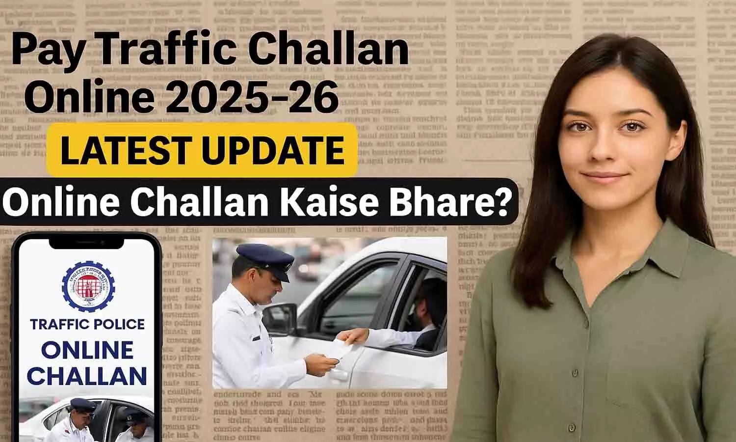 Pay Traffic Challan Online 2025-26